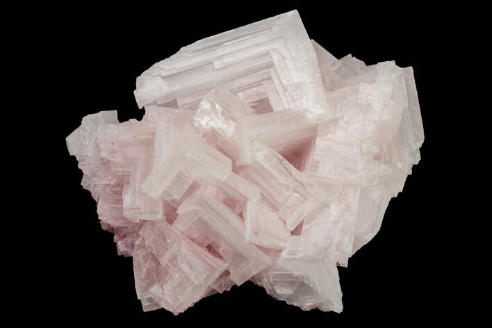 Pink Halite Crystal Cluster - Trona, California #239553